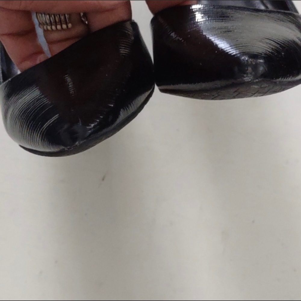 Calvin Klein patent snake skin finish wedges - Picture 5 of 16